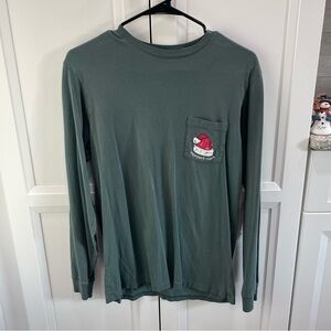 Vineyard Vines Santa Hat long sleeve shirt